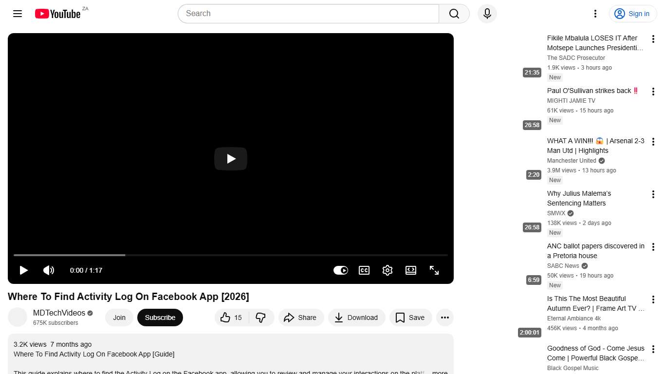 Where To Find Activity Log On Facebook App [2026] - YouTube